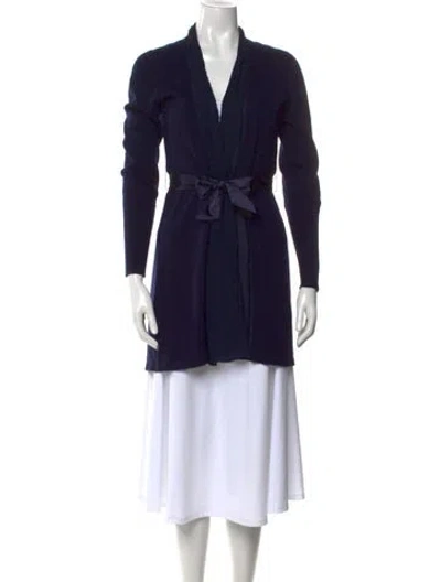 Pre-owned Brunello Cucinelli Cashmere V-neck Sweater In Blue