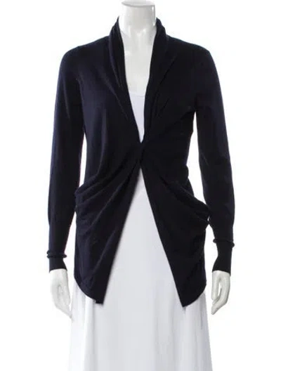 Pre-owned Brunello Cucinelli Cashmere V-neck Sweater In Blue