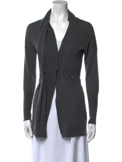 Pre-owned Brunello Cucinelli Cashmere V-neck Sweater In Gray