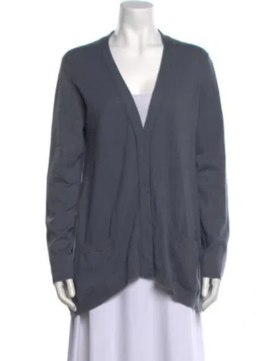 Pre-owned Brunello Cucinelli Cashmere V-neck Sweater In Gray