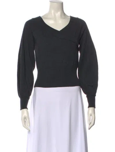 Pre-owned Brunello Cucinelli Cashmere V-neck Sweater In Gray