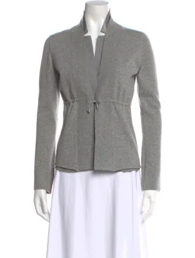 Pre-owned Brunello Cucinelli Cashmere V-neck Sweater In Gray