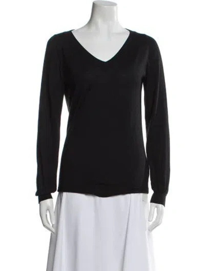 Pre-owned Brunello Cucinelli Cashmere V-neck Sweater In Gray