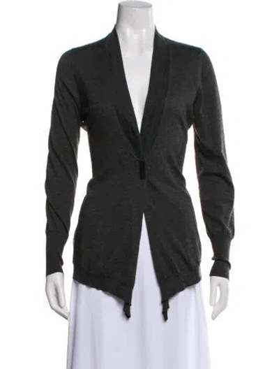 Pre-owned Brunello Cucinelli Cashmere V-neck Sweater In Gray