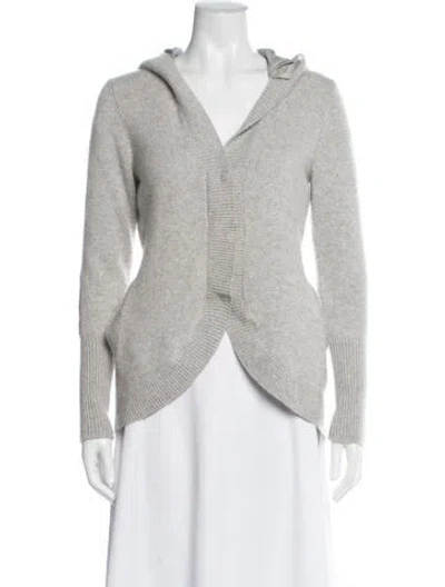 Pre-owned Brunello Cucinelli Cashmere V-neck Sweater In Gray