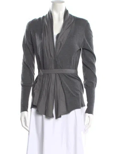 Pre-owned Brunello Cucinelli Cashmere V-neck Sweater In Green