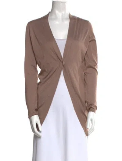 Pre-owned Brunello Cucinelli Cashmere V-neck Sweater In Neutral