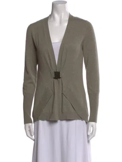 Pre-owned Brunello Cucinelli Cashmere V-neck Sweater In Neutral