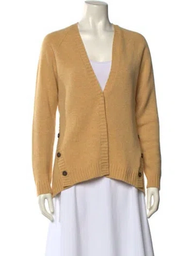 Pre-owned Brunello Cucinelli Cashmere V-neck Sweater In Neutral