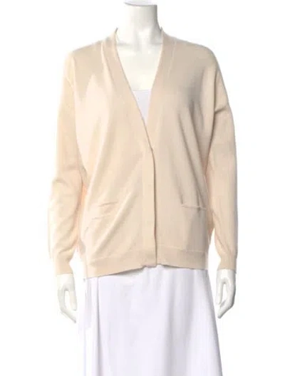 Pre-owned Brunello Cucinelli Cashmere V-neck Sweater In Neutral