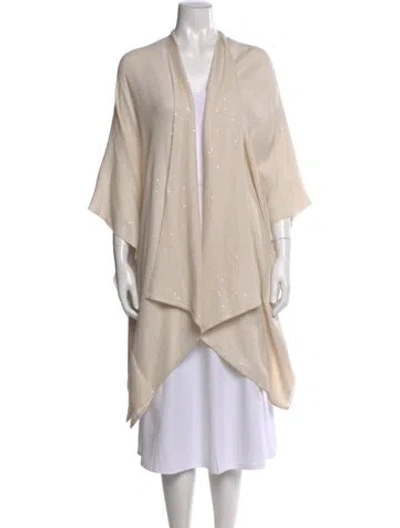Pre-owned Brunello Cucinelli Cashmere V-neck Sweater In Neutral