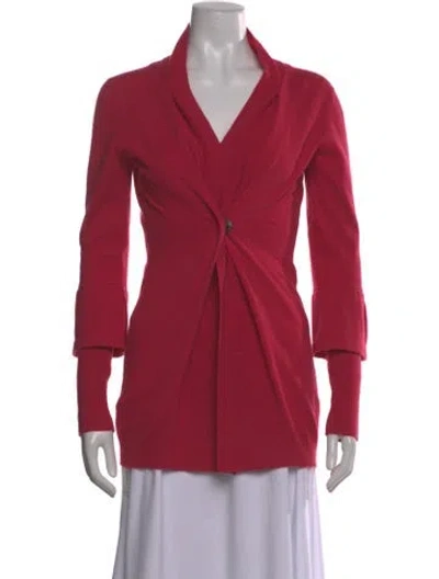 Pre-owned Brunello Cucinelli Cashmere V-neck Sweater In Pink