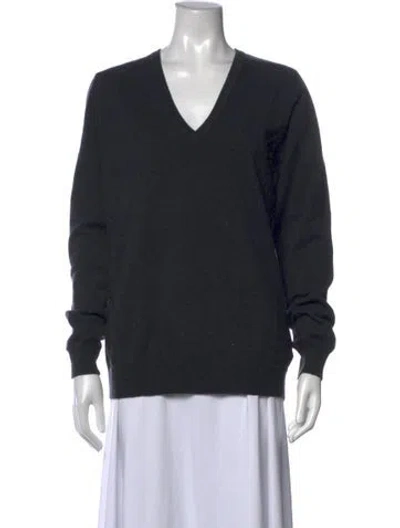 Pre-owned Brunello Cucinelli Cashmere V-neck Sweater W/ Tags In Grey