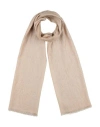 Brunello Cucinelli Cashmere Woman Scarf Sand Size - Cashmere, Silk, Polyamide In Brown