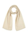 Brunello Cucinelli Cashmere Woman Scarf Sand Size - Cashmere, Silk, Polyamide