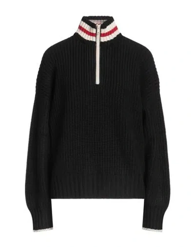 BRUNELLO CUCINELLI BRUNELLO CUCINELLI CASHMERE WOMAN SWEATER BLACK SIZE 3XL CASHMERE, BRASS