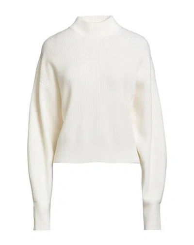 Brunello Cucinelli Cashmere Woman Turtleneck Ivory Size 3xl Cashmere, Brass In White