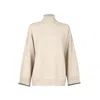 Brunello Cucinelli Cashmere Sweater Women In Neutral