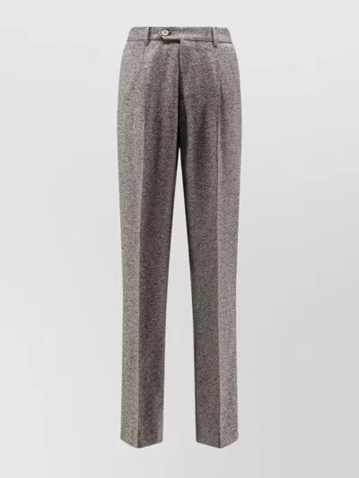BRUNELLO CUCINELLI CASHMERE WOOL BLEND TAILORED TROUSERS