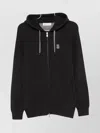 Brunello Cucinelli Cashmere Zip-up Hoodie Featuring Drawstring Hood In Black