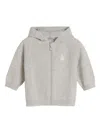 Brunello Cucinelli Cashmere Zip-up Hoodie In Grey