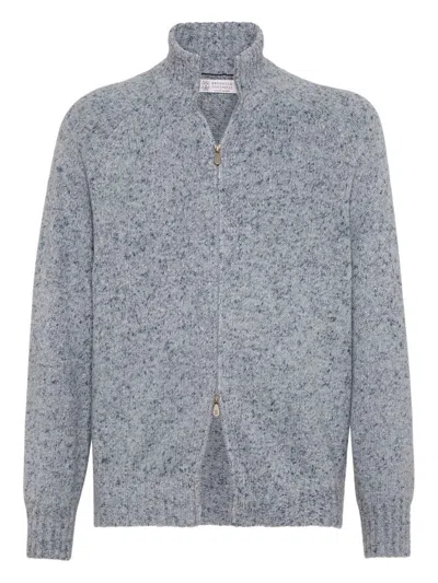BRUNELLO CUCINELLI BRUNELLO CUCINELLI CASHMERE ZIPPED CARDIGAN