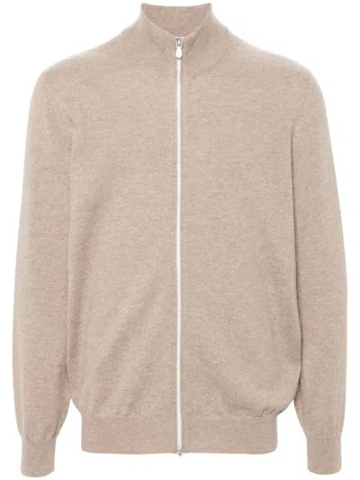 Brunello Cucinelli Cashmere Sweater In Neutrals