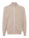 Brunello Cucinelli Cashmere Sweater In Gris