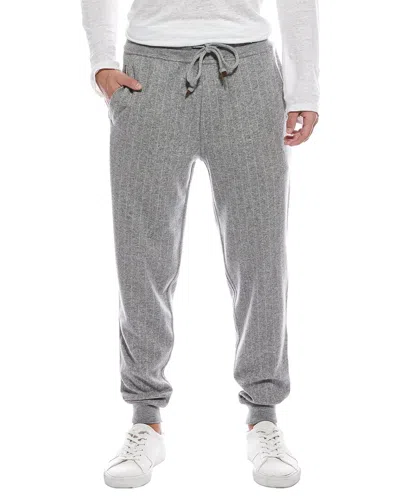 Brunello Cucinelli Cashmere-blend Jogger In Gray