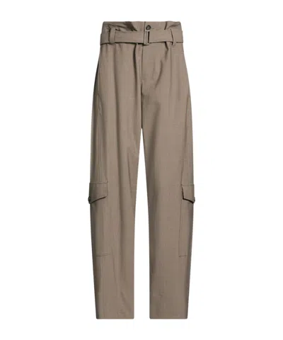 Brunello Cucinelli Casual Cargo Trousers In Brown