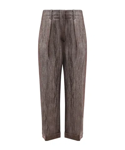 Brunello Cucinelli Casual Pants With Belt Loops