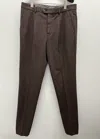 Brunello Cucinelli Casual Pants With Belt Loops In Brown