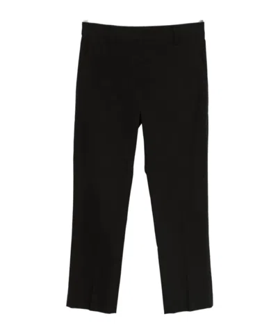 Brunello Cucinelli Casual Pants With Belt Loops In Black