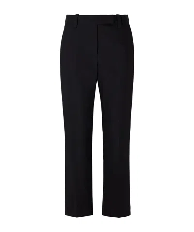 Brunello Cucinelli Pleated Stretch-cotton Twill Tapered Pants In Black