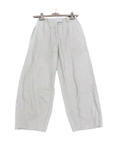 Brunello Cucinelli Casual Pants With Belt Loops In White