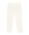 Brunello Cucinelli Casual Pants With Belt Loops In White
