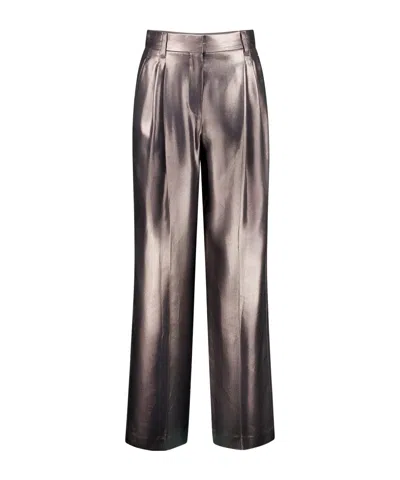 Brunello Cucinelli Casual Pants With Waist And Loop Straps In Black