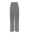 Brunello Cucinelli Wool Trousers In Gray