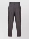 Brunello Cucinelli Casual Trousers With Belt Loops And Back Pockets In Brown