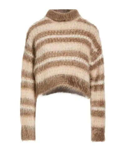 Brunello Cucinelli Casual Turtleneck Sweater In Multi