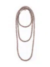 Brunello Cucinelli Catena Monile Necklace In Brown
