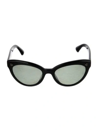 Pre-owned Brunello Cucinelli Cat-eye Tinted Sunglasses In Black