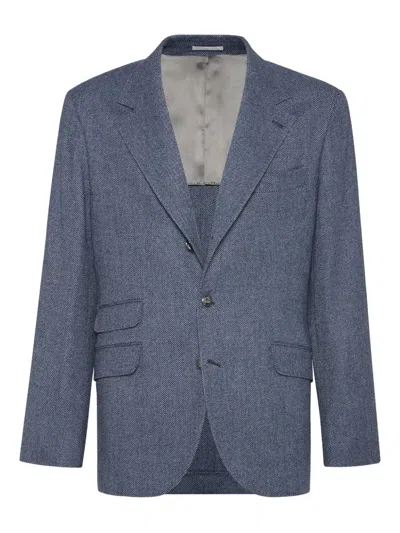 BRUNELLO CUCINELLI CAVALLO WOOL-BLEND BLAZER