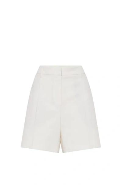 Brunello Cucinelli Pleat-detail High-waisted Shorts In Panama
