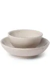 Brunello Cucinelli Ceramic Bowls (set Of Two) In Brown
