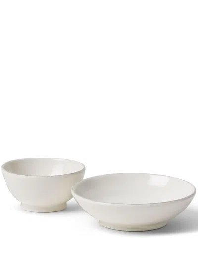 Brunello Cucinelli Ceramic Bowls (set Of Two) In White