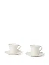 Brunello Cucinelli Ceramic Cup Set In White
