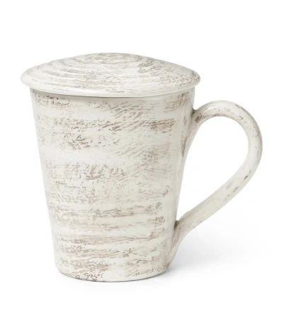 Brunello Cucinelli Ceramic Tradition Mug In White