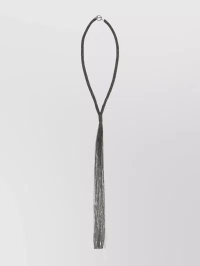 Brunello Cucinelli Chain Necklace Tassel Detail