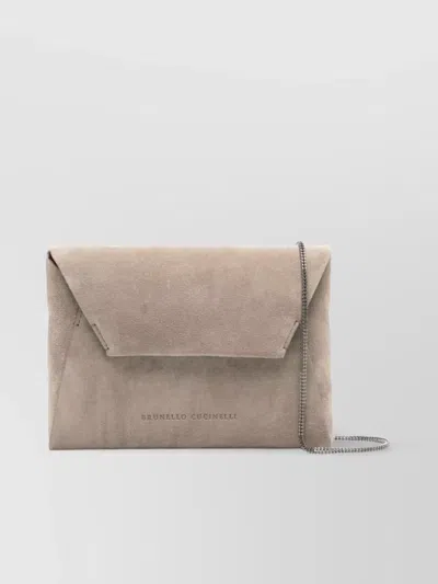 Brunello Cucinelli Mini Suede Cross-body Bag